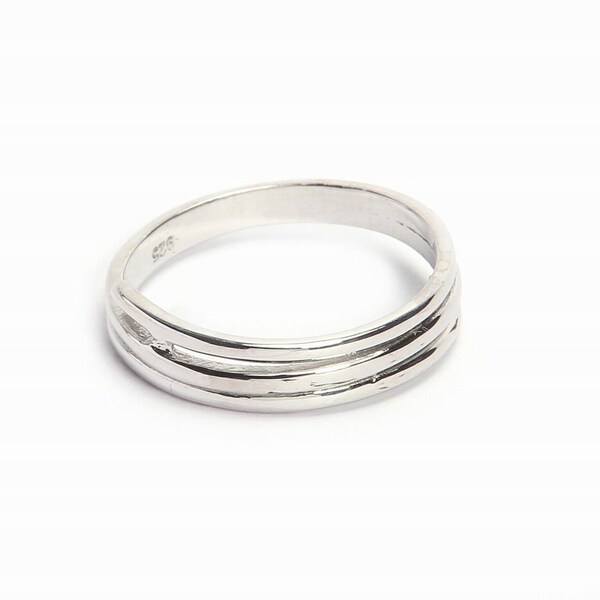 Plain Sterling Silver Band Etsy