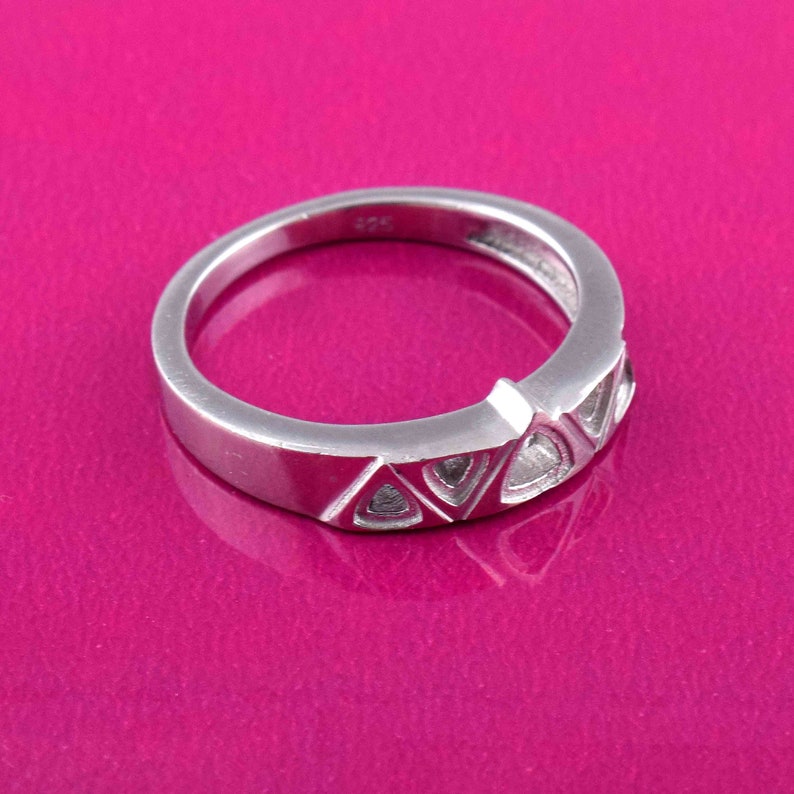 Silver plain ring dainty ring silver for women women ring silver rings stackable ring