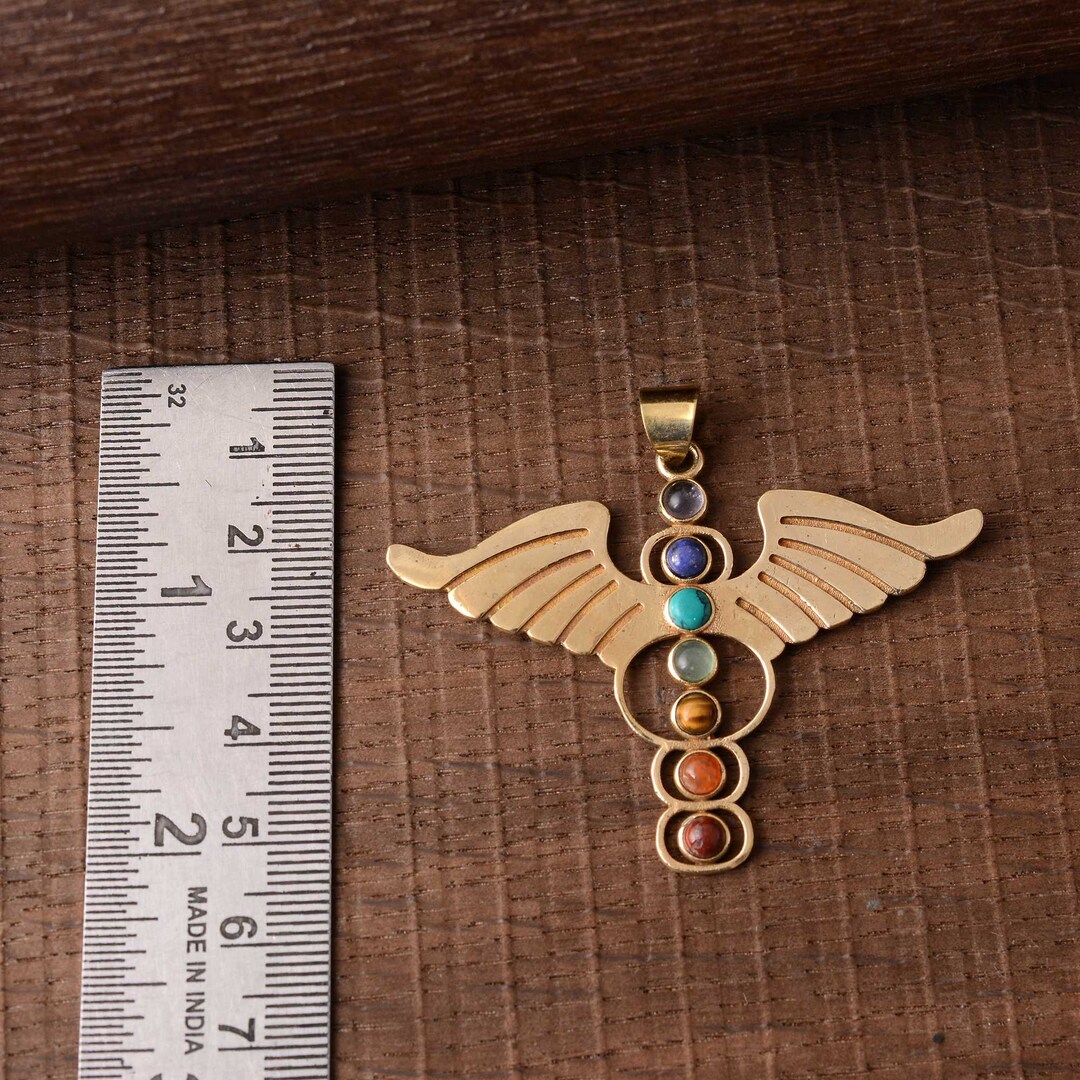 Caduceus Necklace Medical Symbol Necklace Caduceus Medical Etsy