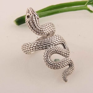 Snake Ring, 925 Sterling Silver Ring, Handmade Ring, Unique Ring, Boho Ring, Animal Lover Ring,  Ring For Women & Men, Gif tFor Her, Gifts