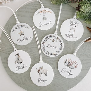 Personalised NOIR range Christmas Ornaments | MIX and Match | Christmas decoration | Custom Name Christmas Bauble | Christmas gift