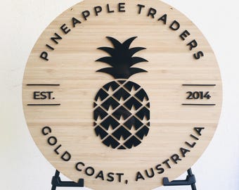 Letreros comerciales personalizados / Discos acrílicos grandes / Letreros personalizados / Letrero de madera con logotipo personalizado / Letrero cortado con láser / Logotipos personalizados / Señalización 3D