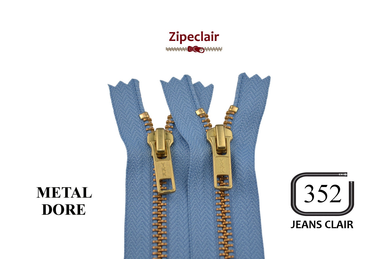 YKK Zip Nero, Grosso Plastica Denti, Aperto End, Reversibile Zip - Foto 7