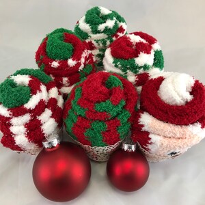 Fuzzy Sock Cupcakes, Christmas Fuzzy Socks, Teacher Christmas Gift, Holiday Fuzzy Socks, Unique Holiday Gifts, Stocking Stuffers image 2