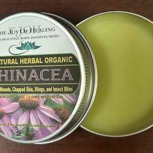 All-Natural Organic Echinacea (Purple Coneflower) Salve