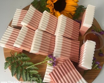 Madder Root Calming Floral Goat's Milk Natural Handmade Soap by The Joy Of Healing