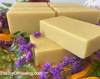 Tangerine Grapefruit  Shea Butter  Natural Handmade Cold Process Soap by The Joy Of Healing