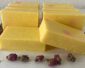 Bromelain & Rose Hips Shea Butter Natural Handmade Soap by The Joy Of Healing