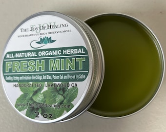 All-Natural Organic Fresh Mint Salve