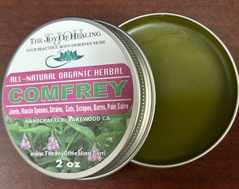 All-Natural Organic Comfrey Herbal Salve