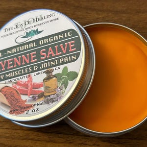 All-Natural Organic Cayenne Herbal Salve