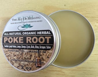 All-Natural Organic Poke Root Herbal Salve