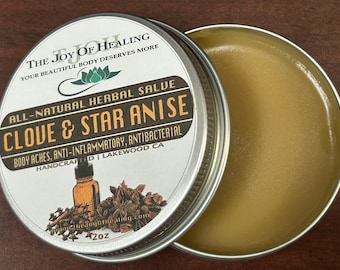 All-Natural Clove & Star Anise Herbal Salve
