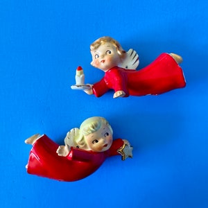 ❣️Xmas sale¥2500引き❣️イギリスアンティークレースエンジェル Large Vintage Christmas Angels - Etsy