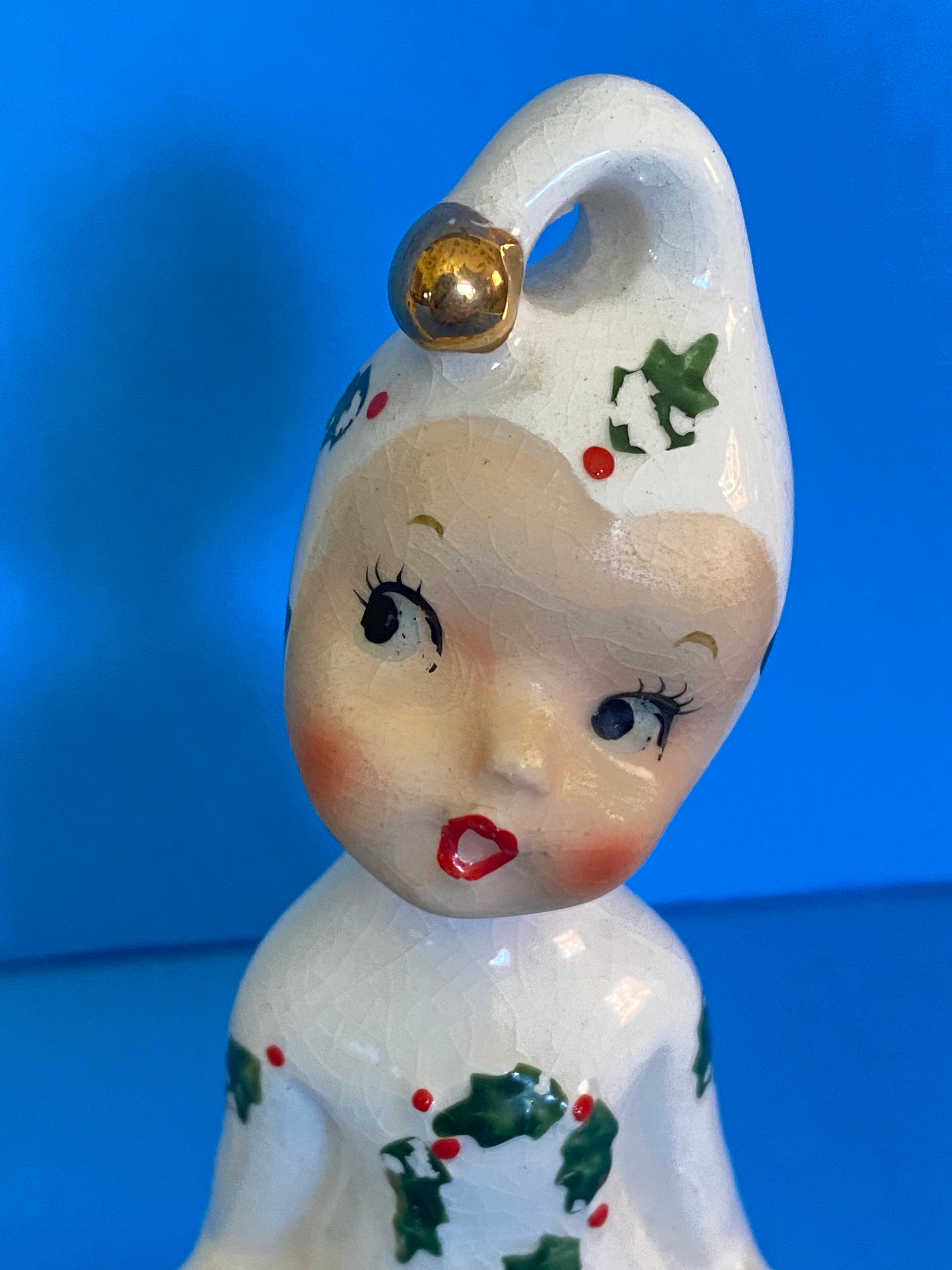 Vintage Holt Howard 1959 Pixie Salt & Pepper Shakers Christmas