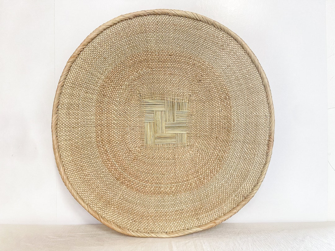 Large Wall Basket, Wall Decor, Natural African Wall Basket, Baskets for
