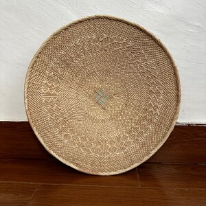 Large African Wall Basket, Woven Basket Wall Decor, Boho Wall Hanging, boho room decor aesthetic