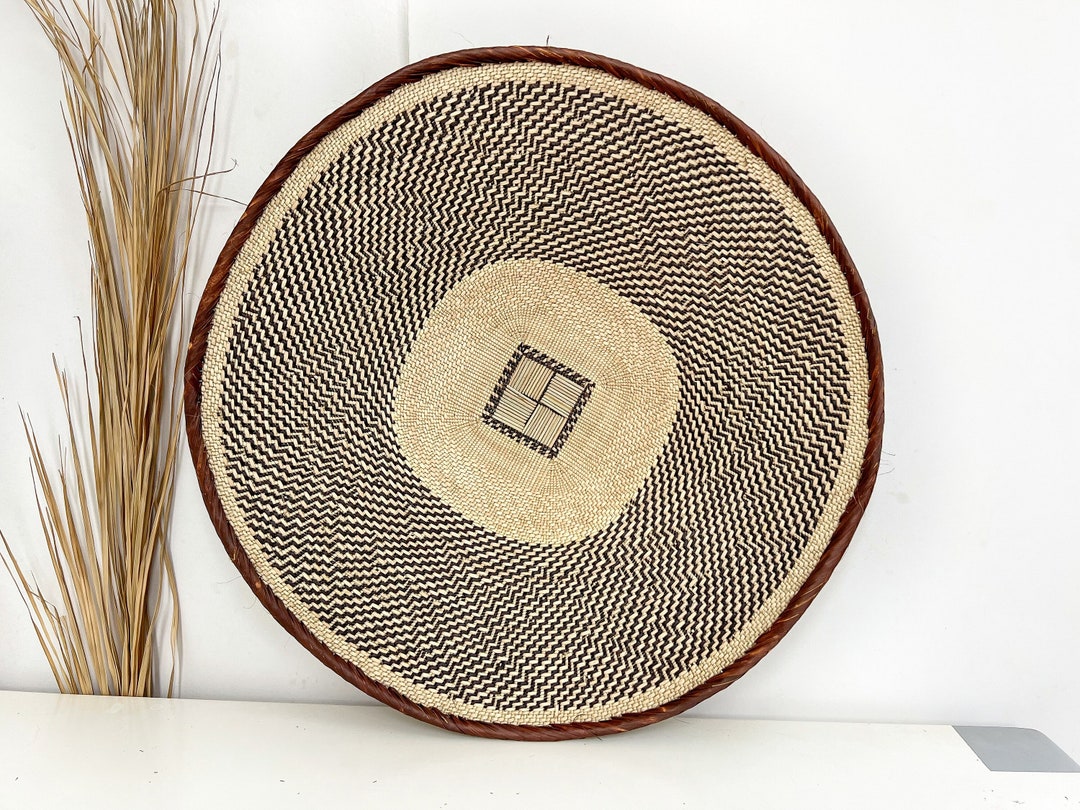 25 Inch Extra Large Woven Basket Wall Decor Wall Basket Boho Etsy