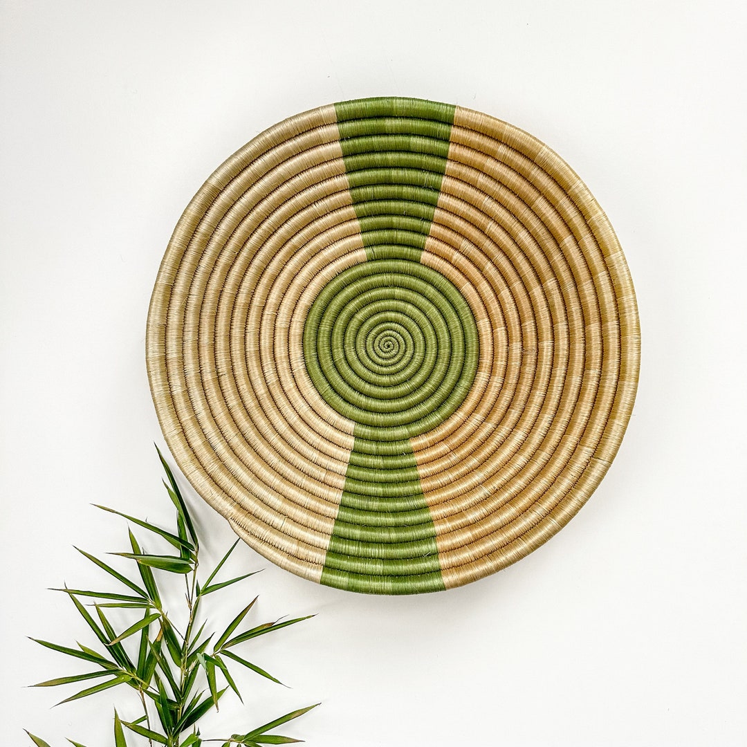 Colorful Wall Basket Decor, Boho Gifts for Women, African Basket Wall Decor, Woven Wall Hanging