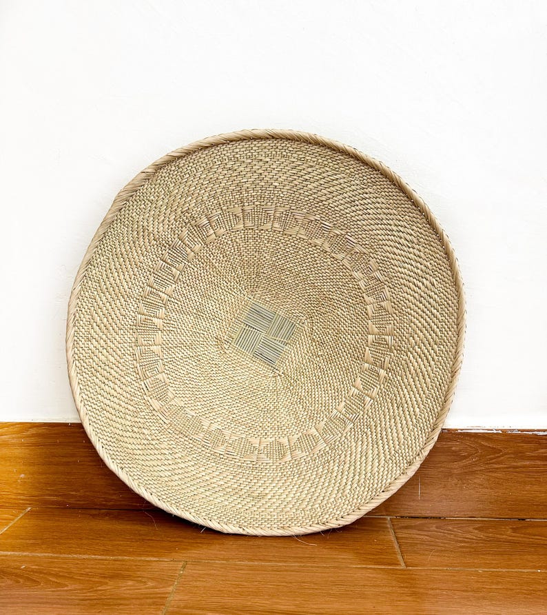 Large African Wall Basket, Handmade Woven Wall Hangings, Ethnic Home