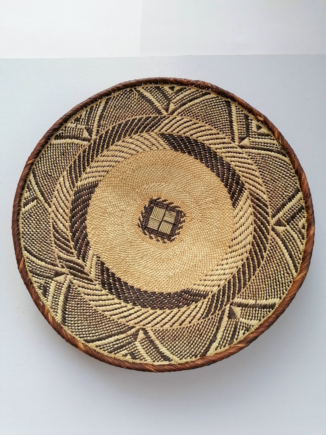 Extra Large Binga Basket wall decor set Set of 3 Tonga Etsy