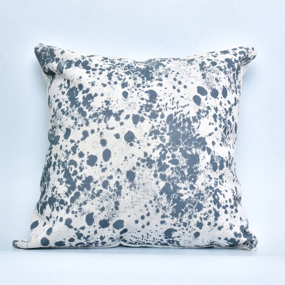 Animal Print Pillow Cover Designer White Cow Print Throw Pillow Case