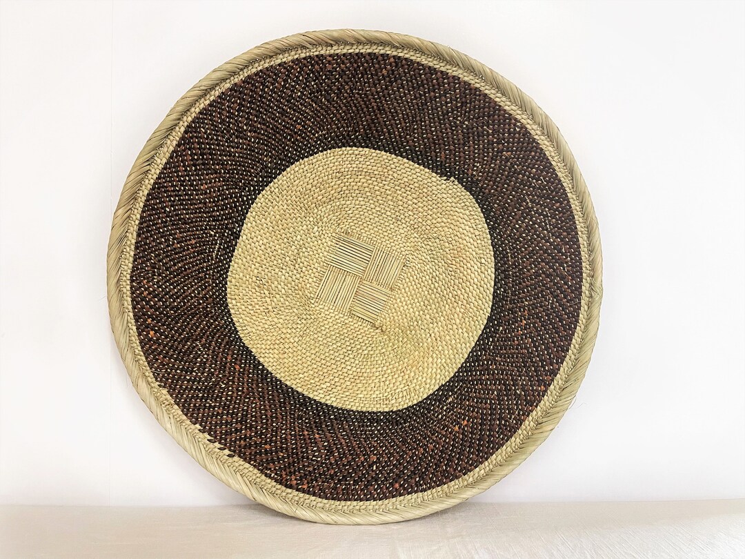 Large Wall Basket, African Baskets for Wall Decor, Natural Wall Decor