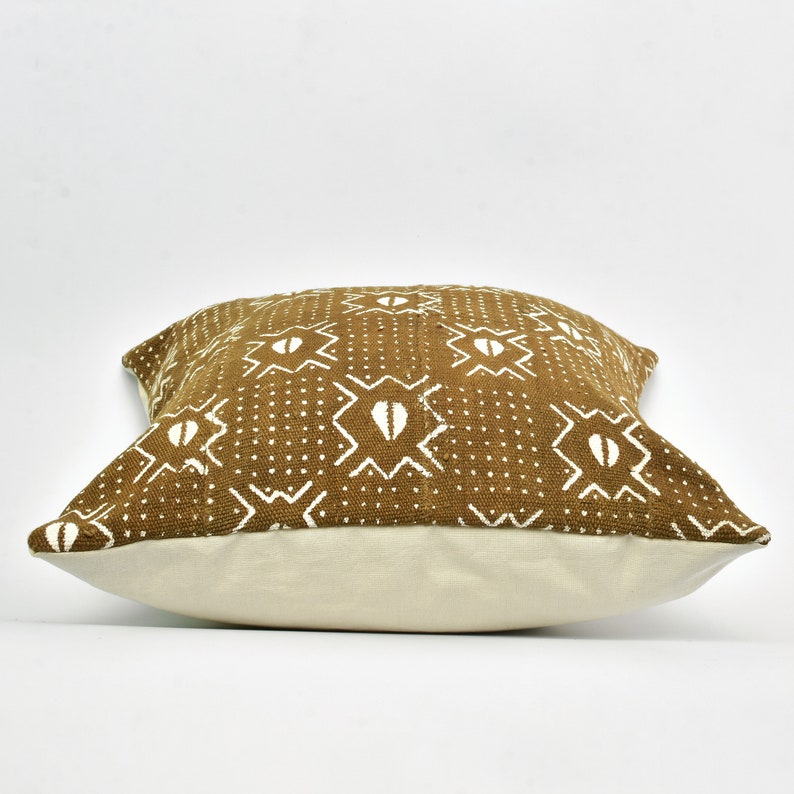 Rust Mudcloth Pillow Cover Boho sofa pillows Rust Boho Etsy