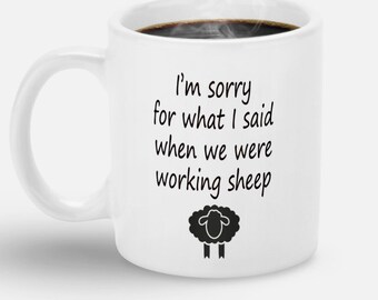 Mug fermier mouton drôle : cadeau pour les amateurs de moutons