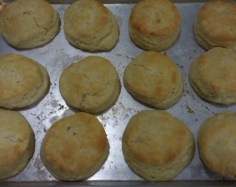 Delicious Homemade Buttermilk Biscuits - 1 dozen