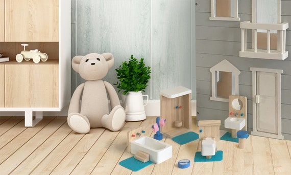 bathroom dollhouse