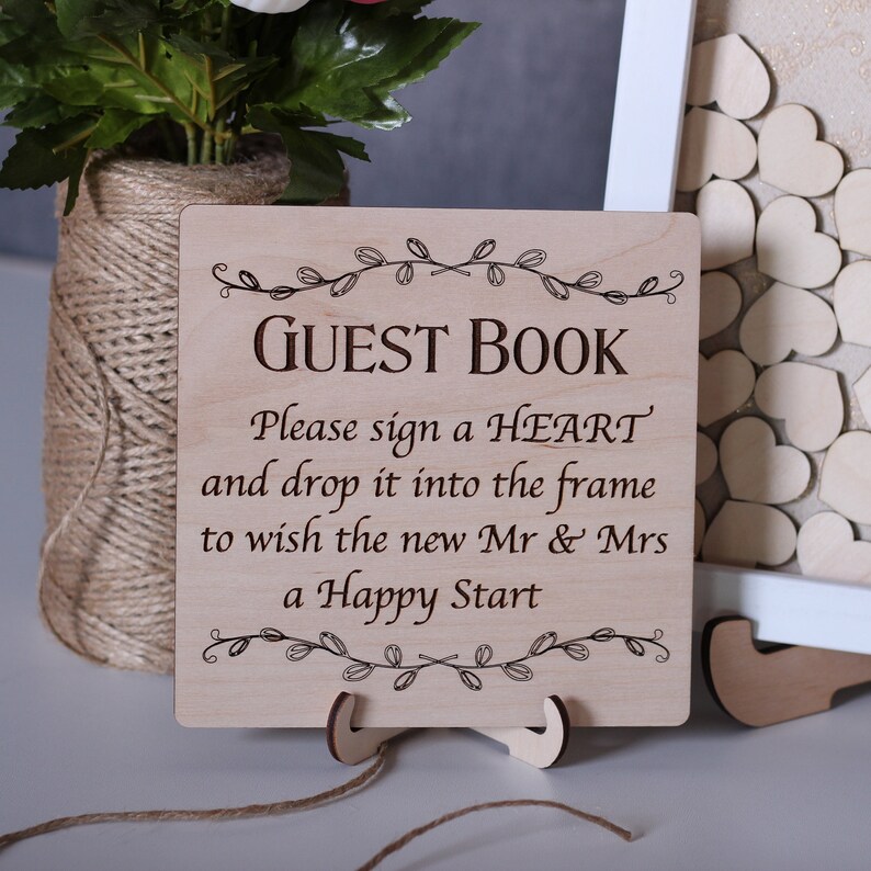Light Blue Wedding Guest Book Alternative canvas Wedding Etsy