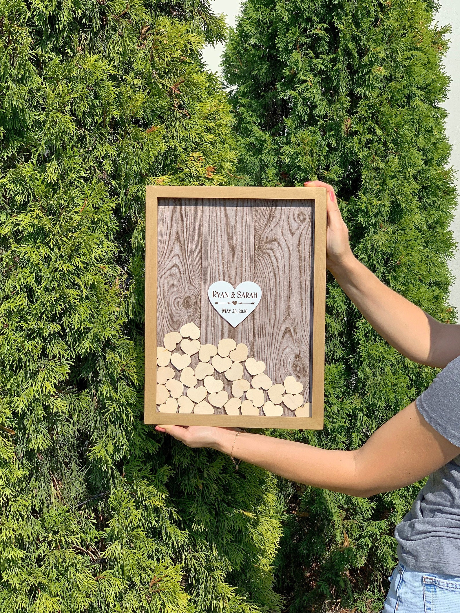 Wedding Guest Book Alternative Drop Box Guest Book Wedding Mr Etsy