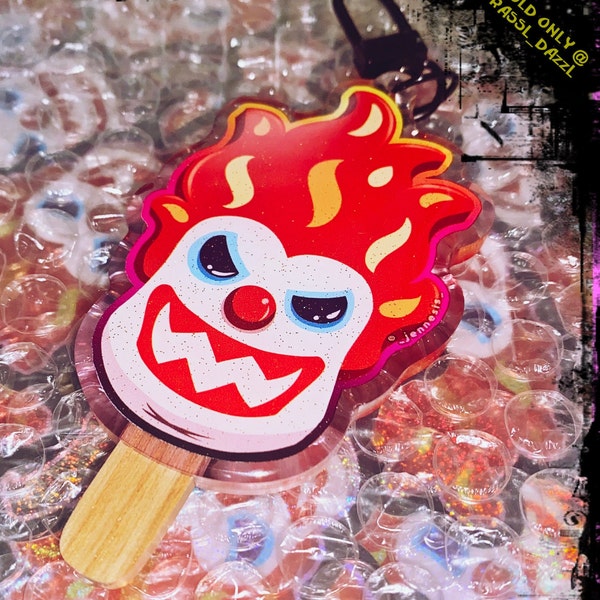 Sweet Tooth Popsicle Keychain Charm | Needles Kane | TWISTED METAL