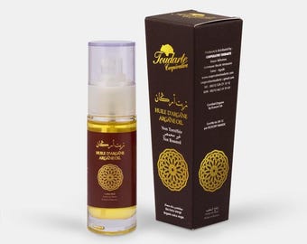 Aceite de Argán Marroquí Premium – 100% Puro Virgen Sin Refina Presionado en Frío – 1 L Grado Culinario – Aceite Orgánico para Cocina