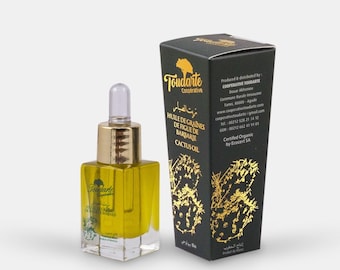 Organic Prickly Pear Seed Oil 100% Pure | Anti Aging Face Oil | Cold Pressed Cactus Oil | Natural Skincare | Moroccan Beauty