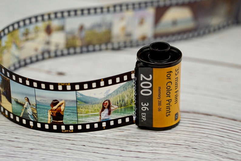 Custom Gift Film Roll Keychain Vintage Personalized Photo image 3