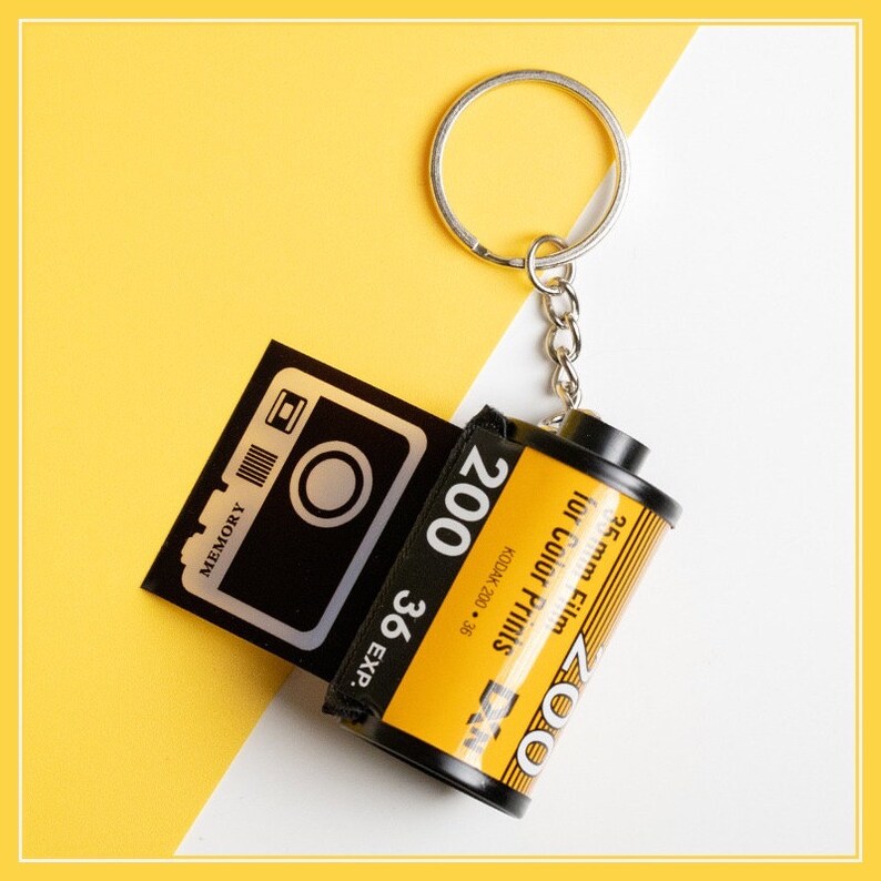 Personalized Keychain Film Roll Customized Keychain Photo