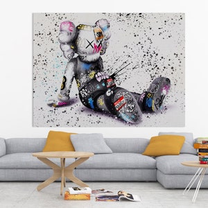 Kaws wall art deals