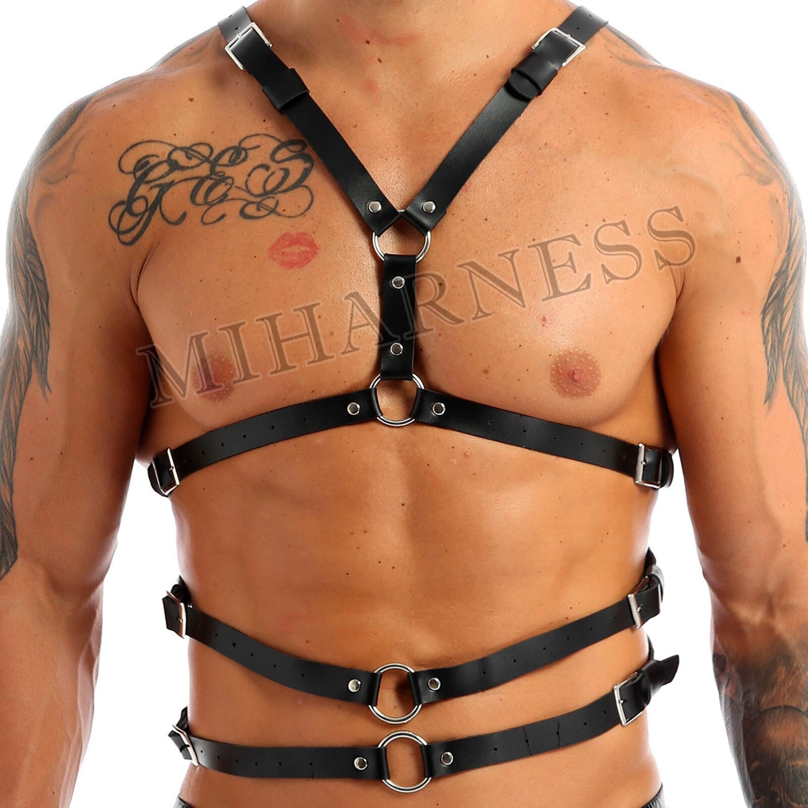 Body Harness Men Bdsm Harness Men Leather Chest Harness Men - Etsy