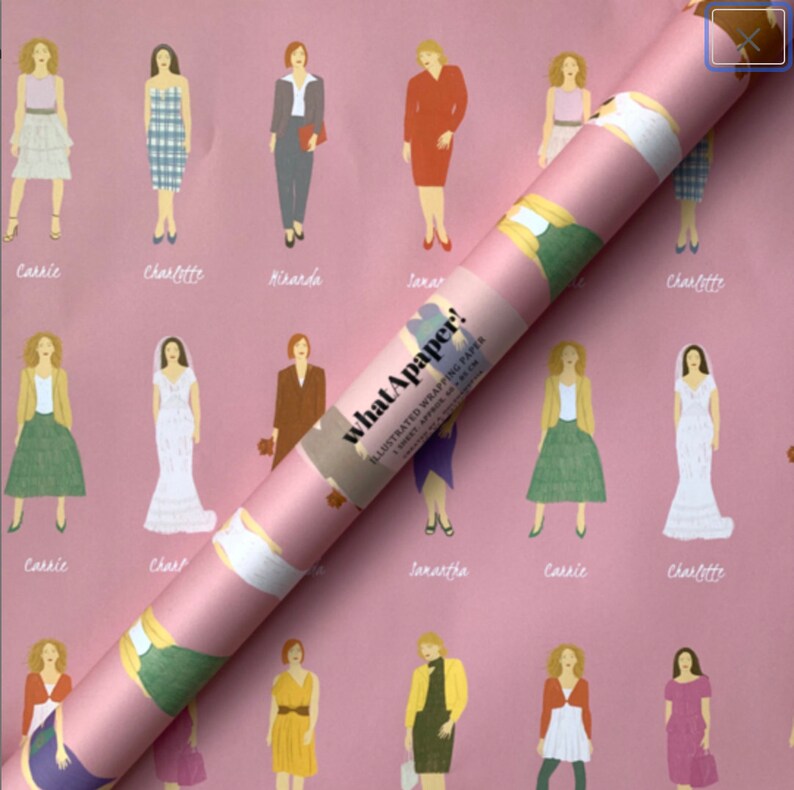 whatApaper illustrated wrapping paper special order
