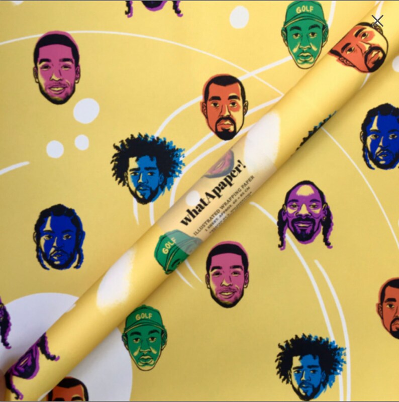 whatApaper illustrated wrapping paper special order
