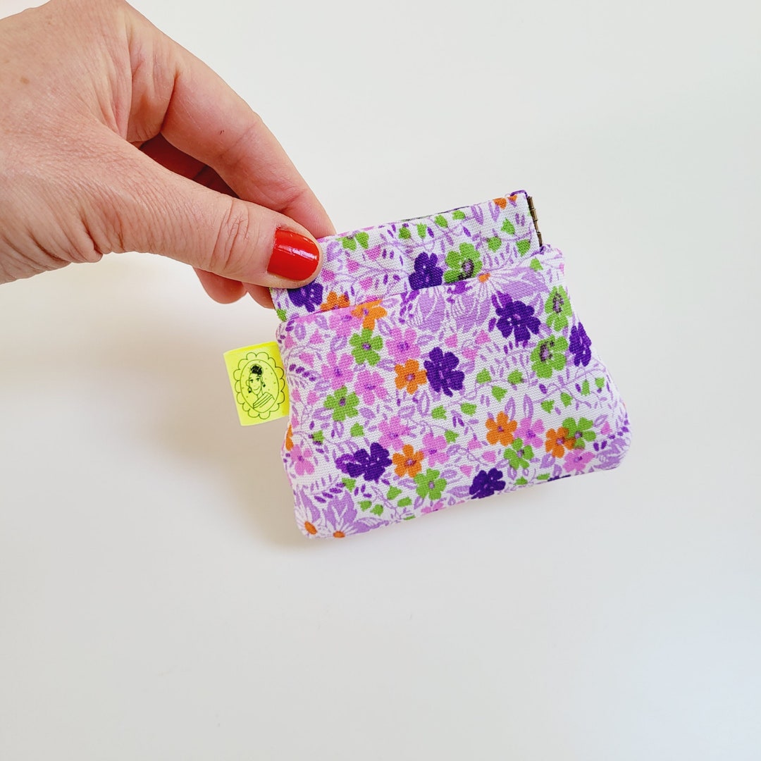Click Clack Card Click-clack Floral Fabric Coin Purse - Etsy Australia