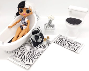 how to make barbie bathroom accessories