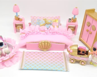 mermaid doll house