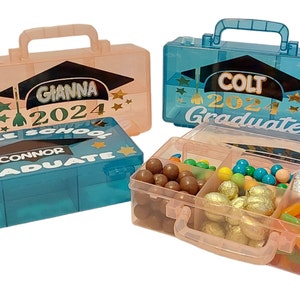 Personalized Graduation Snackle Container With Handle - Unique Gift ...