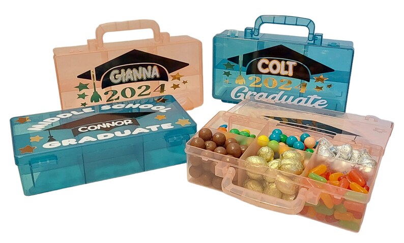 Personalized Graduation Snackle Container With Handle - Unique Gift ...