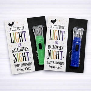 Mini linterna de Halloween - Recuerdos de fiesta - Regalos de truco o trato - Cestas de regalo - Intercambios para el aula - Listo para regalar