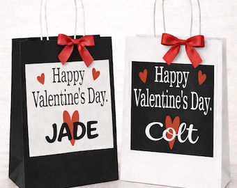 Sacchetti regalo personalizzati per San Valentino / Sacchetti bomboniere personalizzati per San Valentino / Regali per San Valentino