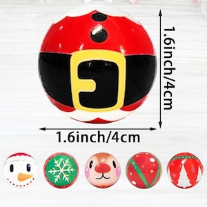 Palline squishy a tema natalizio - Pronte da regalare - Bomboniere natalizie all'ingrosso - Feste di Natale in classe - Regali per studenti - Regali di Natale immagine 4